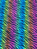 Rainbow Zebra Print on Lightweight Poly Spandex Fabric (Rainbow) | (2 Way Stretch/Per Yard)