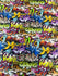 Subway Art Graffiti Print on Poly Spandex Fabric | (4 Way Stretch/Per Yard)