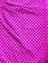 Flocked Polka Dot Print on Nylon Spandex Fabric (Black/Hot Pink) | (4 Way Stretch/Per Yard)