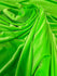 Solid Color Stretch Velvet Fabric (Neon Green) | (4 Way Stretch/Per Yard)