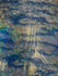 Cloud Print with Shattered Glass on Poly Spandex Fabric (White/Sky Blue) | (4 Way Stretch/Per Yard)