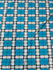 Designer Plaid Print on Nylon Spandex Fabric (Turquoise) | (4 Way Stretch/Per Yard)