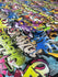 Subway Art Graffiti Print on Poly Spandex Fabric | (4 Way Stretch/Per Yard)