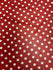 Polka Dot Print on Poly Mesh Fabric (White/Red) | (2 Way Stretch/Per Yard)