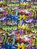Subway Art Graffiti Print on Poly Spandex Fabric | (4 Way Stretch/Per Yard)