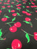 Cherry Print on Nylon Spandex Fabric | (4 Way Stretch/Per Yard)