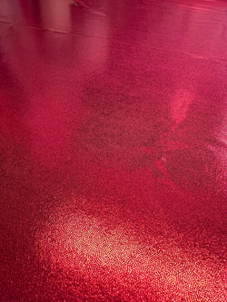 Red Matrix Dot on Nylon Spandex Fabric | (4 Way Stretch/Per Yard)