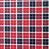 Simple Plaid Print on Poly Spandex Fabric (Maroon) | (4 Way Stretch/Per Yard)