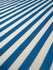 Horizontal Stripes on Nylon Spandex Fabric (White/Corona Blue) | (4 Way Stretch/Per Yard)