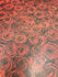 Roses on Printed Poly Mesh Fabric | (4 Way Stretch/Per Yard)