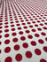 Polka Dot Print on Nylon Spandex Fabric (Red/White) | (2 Way Stretch/Per Yard)