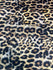 Leopard Print on Poly Spandex Fabric | (4 Way Stretch/Per Yard)