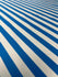 Horizontal Stripes on Nylon Spandex Fabric (White/Corona Blue) | (4 Way Stretch/Per Yard)
