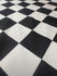 2x2" Checkerboard Print on Nylon Spandex Fabric (White/Black) | (4 Way Stretch/Per Yard)