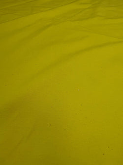 Solid Color Cotton Spandex Fabric (Samba Yellow) | (4 Way Stretch/Per Yard)