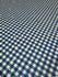 Gingham Print with Glitter on Polyester Fabric (Silver/Blue/White) | (4 Way Stretch/Per Yard)