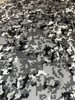 Camouflage Printed on Poly Spandex Fabric | (4 Way Stretch/Per Yard)
