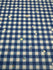 Gingham Print with Glitter on Polyester Fabric (Silver/Blue/White) | (4 Way Stretch/Per Yard)