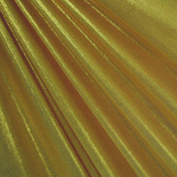 Gold Matrix Dot on Nylon Spandex Fabric | (4 Way Stretch/Per Yard)