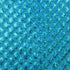 Turquoise Mermaid Fish Scale on Hologram Foil Spandex w/ Dots Fabric | (4 Way Stretch/Per Yard)