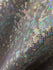 Silver & White Shattered Glass w/ Holographic Foil Spandex Fabric | (4 Way Stretch/Per Yard)