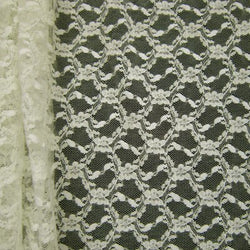Classic Small Solid Coloured Stretch Lace Fabric | (4 Way Stretch/Per Yard) | Multiple Colours