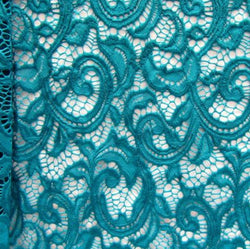 Antique Paisley Pattern Stretch Lace (2 Way Stretch Lace) | Multiple Colours