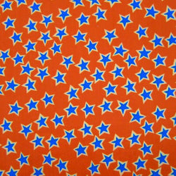 Glow-Like Neon Stars on Nylon Spandex Fabric (Multiple Colors) | (4 Way Stretch/By The Yard)