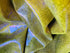 Purple Matrix Dot on Yellow Nylon Spandex Fabric | (4 Way Stretch/Per Yard)