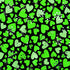Multiple Hearts w/ Sequin on Fabric | (4 Way Stretch / Per Yard)