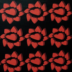 Circle of Hearts Fabric | (4 Way Stretch / Per Yard) **LIMITED QUANTITY**