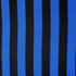1" Stripes on Polyester Mesh Fabric (Corona Blue) | (4 Way Stretch/Per Yard)