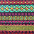 Colorful Aztec Print on Poly Spandex Fabric | (4 Way Stretch / Per Yard)
