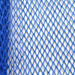 Colorful Diamond Fishnet Fabric (Royal Blue) | (4 Way Stretch/Per Yard)