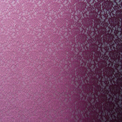 Ombre Stretch Lace Fabric (Wine/Pink) | (2 Way Stretch/Per Yard)