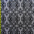 Kaleidoscope Pattern w/ Punched Lining Back on Stretch Lace Fabric (Black/White) | (2 Way Stretch/Per Yard)