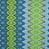Wavy Aztec Print on Nylon Spandex Fabric | (4 Way Stretch / Per Yard)