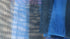 1" Stripes on Polyester Mesh Fabric (Royal Blue) | (4 Way Stretch/Per Yard)