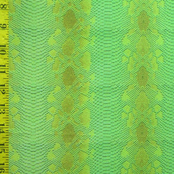 Snake Skin Print on Poly Spandex Fabric | (4 Way Stretch/Per Yard)