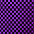 Checkerboard Print on Poly Spandex Fabric (Purple/Black) | (4 Way Stretch/Per Yard)