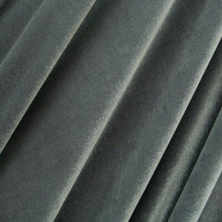Solid Color Stretch Velvet Fabric (Charcoal Gray) | (4 Way Stretch/Per Yard)