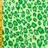 Leopard Print w/ Silver Holographic Foil on Lightweight Poly Spandex Fabric | (4 Way Stretch/Per Yard)