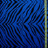 Exotic Zebra Print on Nylon Spandex Fabric (Royal Blue) | (4 Way Stretch/Per Yard)