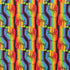 Rainbow Fist of Pride Print on Poly Spandex Fabric | (4 Way Stretch/Per Yard)