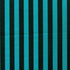 0.5" (Half Inch) Vertical Stripes on Poly Spandex Fabric (Black/Turquoise) | (4 Way Stretch/Per Yard)