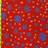 Christmas Snowflakes Print (Royal/Red) on Poly Spandex Fabric | (4 Way Stretch/Per Yard)