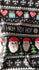 Christmas "Pacman Style" Santa Claus Print on Poly Spandex Fabric | (4 Way Stretch/Per Yard)