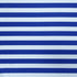 1"(One Inch) Horizontal Stripes on Nylon Spandex Fabric (White/Royal Blue) |  (4 Way Stretch/Per Yard)