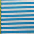 Horizontal Stripes on Nylon Spandex Fabric (White/Corona Blue) | (4 Way Stretch/Per Yard)