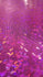 Fuchsia Shattered Glass w/ Holographic Foil Spandex Fabric | (4 Way Stretch/Per Yard)